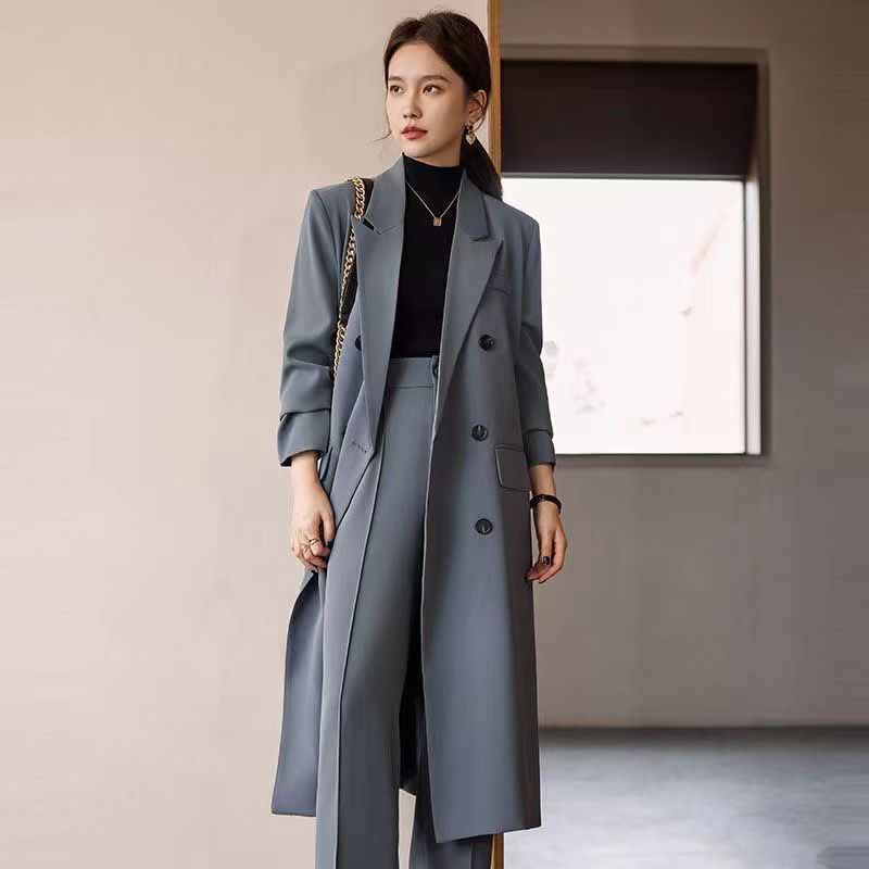 Men'S Fashion X - FANAN Elegante Lange Trenchcoat Frauen Koreanische