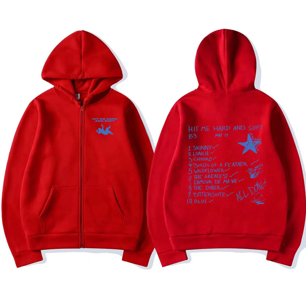 Hit Me Hard and Soft 2024 Tour – Mens Fashion Zip Up Hoodies Bewertung und Preis