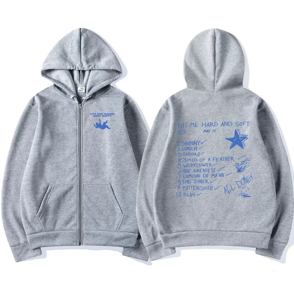 Hit Me Hard and Soft 2024 Tour – Mens Fashion Zip Up Hoodies Bewertung und Preis