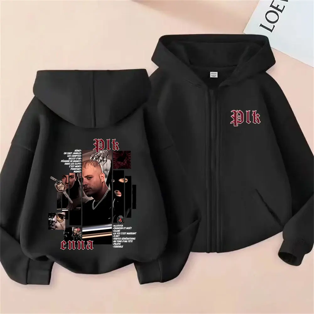 Rapper Plk Albumcover Grafik R – Mens Fashion Zip Up Hoodies Bewertung und Preis