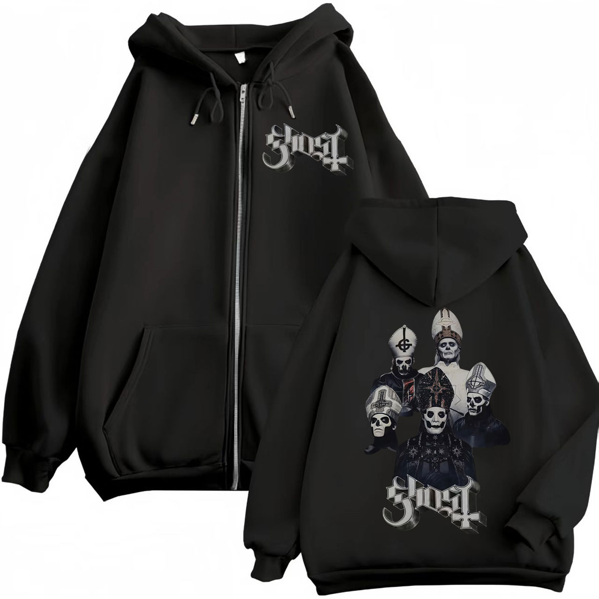 Bestseller Ghost Band Reißvers – Mens Fashion Zip Up Hoodies Bewertung und Preis