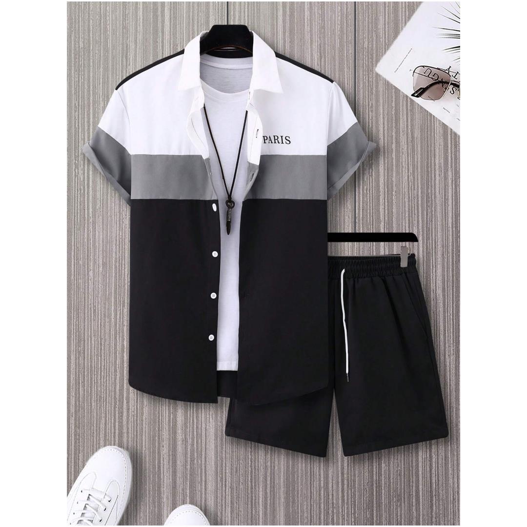 Herrenmode-Anzug, blau-weiß pa – Mens Fashion Clothes Bewertung und Preis