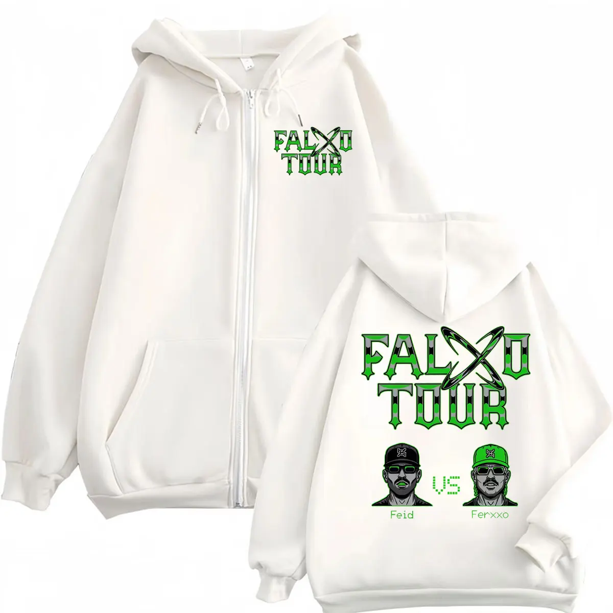 Feid Vs Ferxxo Falxxo Tour 202 – Mens Fashion Zip Up Hoodies Bewertung und Preis