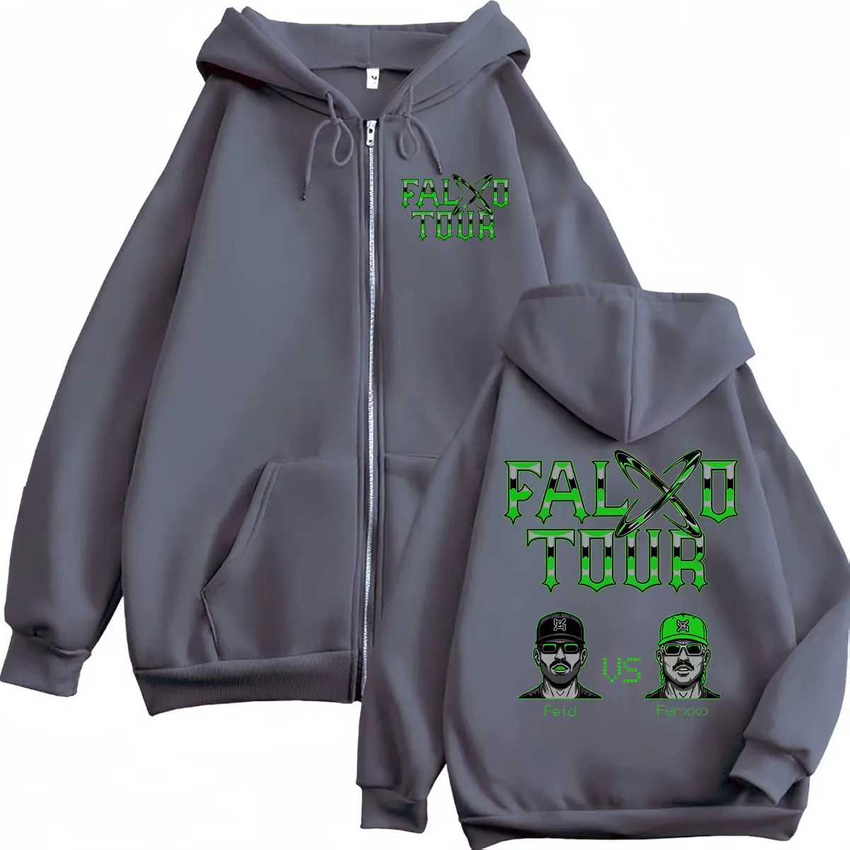 Feid Vs Ferxxo Falxxo Tour 202 – Mens Fashion Zip Up Hoodies Bewertung und Preis